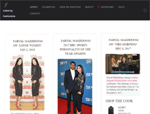 Tablet Screenshot of celebrityfashionista.com